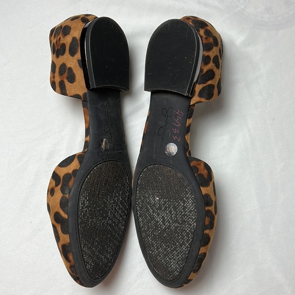 Jessica Simpson Collection | Tan Leopard Print Gabrina Flat - Picture 6 of 6